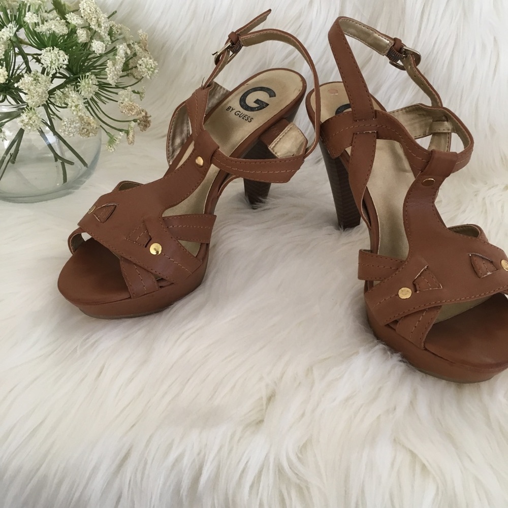 G by Guess Stacked Heels